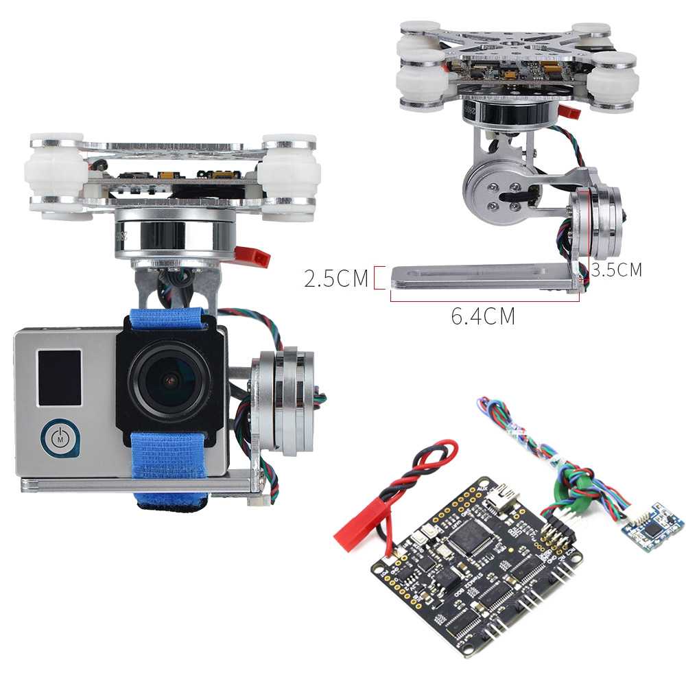 Drone Gimbal Mount - RCTOSKY 3 แกนBrushlessกล้องGimbal Mount & 32bit