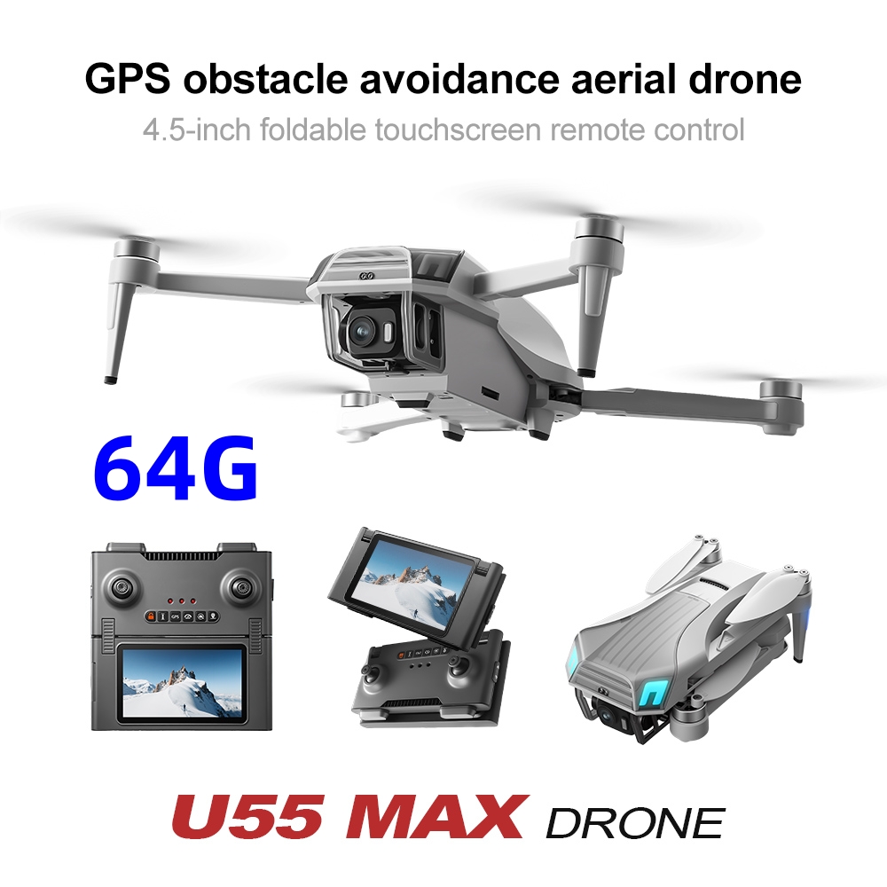 NCZOBOE U55 โดรน GPS ระดับมืออ - Drone Gimbal 3 Axis บทวิจารณ์และราคา