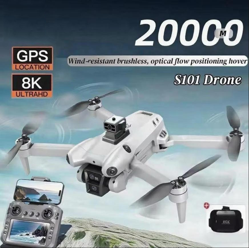 Xiaomi S101 Drone 8K HD กล้องค - Drone Gimbal 3 Axis บทวิจารณ์และราคา