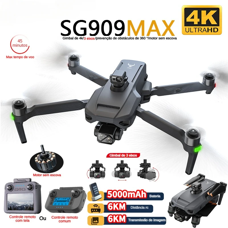 ZLL SG909 SG909MAX Professiona - Drone Gimbal 3 Axis บทวิจารณ์และราคา